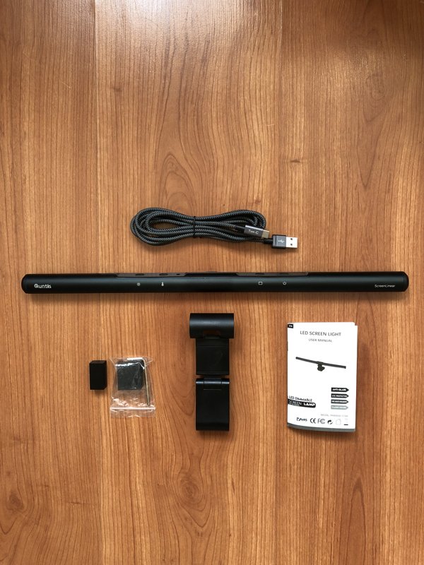 Lampa LED Quntis pentru monitor - 40cm, control tactic reglabil - Thumbnail 2