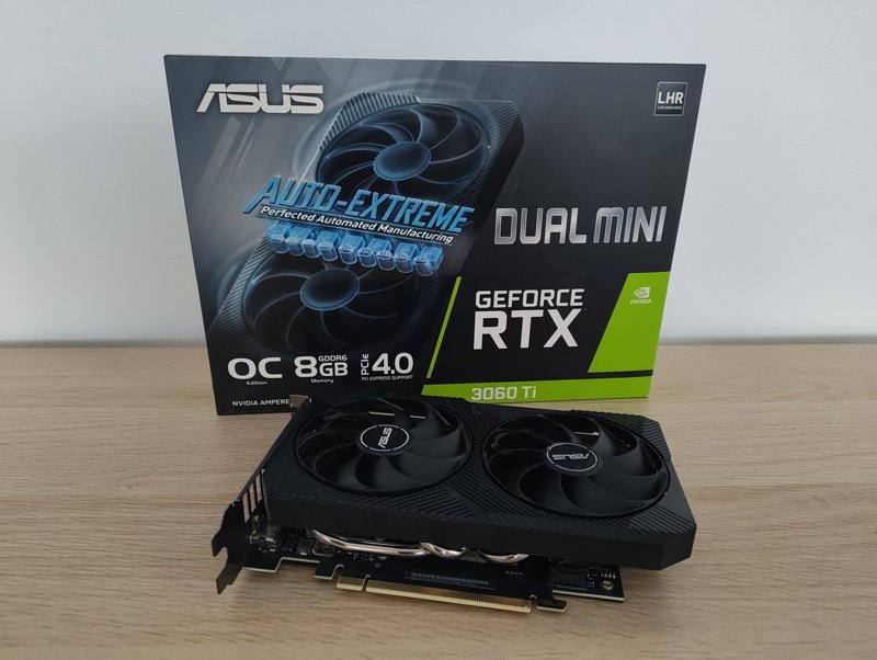 Placa video ASUS Dual GeForce® RTX™ 3060 Ti OC V2 LHR, 8GB
