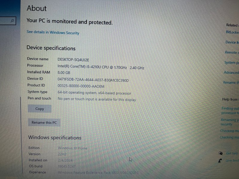 Laptop Dell 3340 Refurbished, i5-4210U, 8GB RAM, 256GB SSD, 13.3", Windows 10 Pro - Image 6