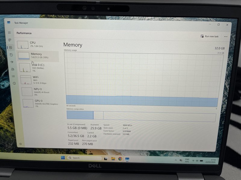 Laptop Dell Latitude 5550, Intel Core Ultra 7 165H, RAM 32GB, SSD 512TB - Image 2