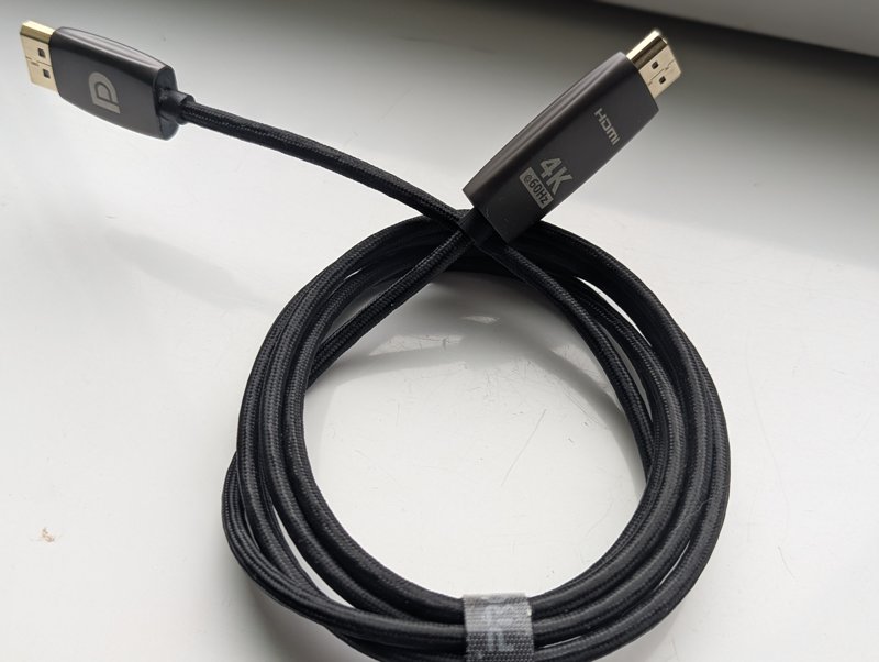 Cablu Promate DisplayPort la HDMI 4K | Adaptor Displayport la HDMI