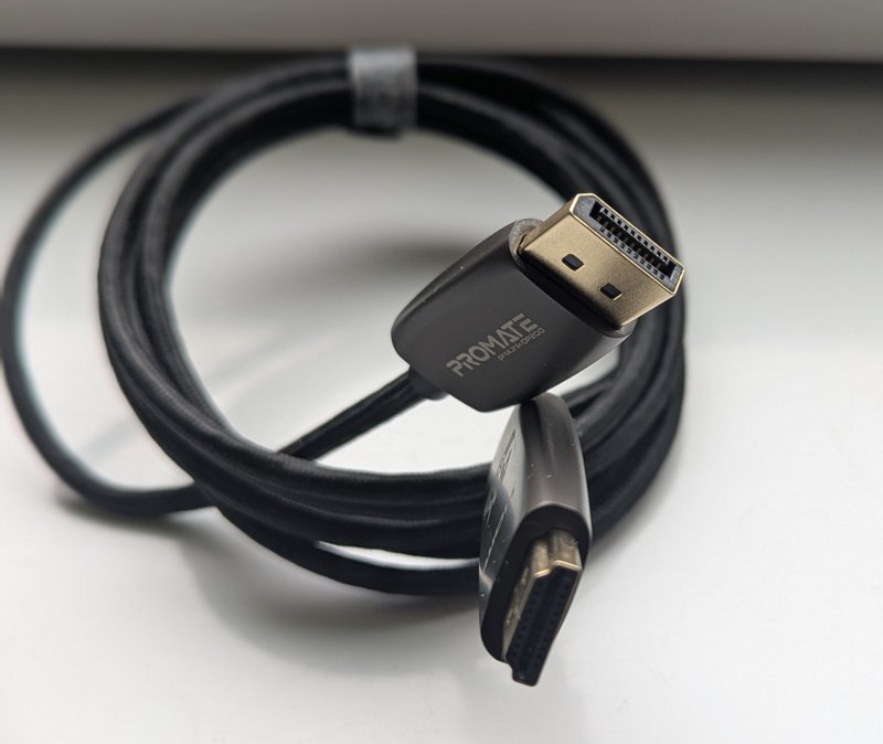Cablu Promate DisplayPort la HDMI 4K | Adaptor Displayport la HDMI - Image 3