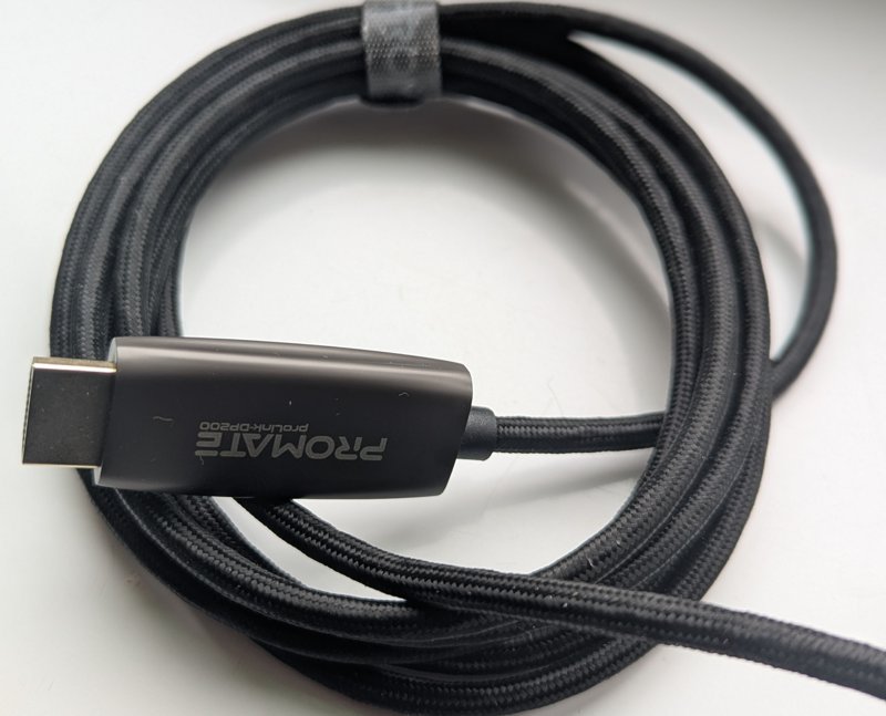 Cablu Promate DisplayPort la HDMI 4K | Adaptor Displayport la HDMI - Image 2