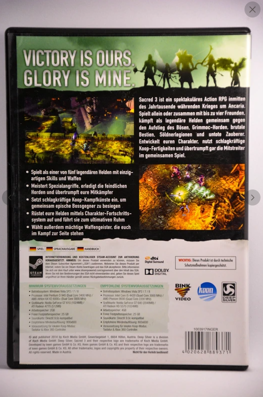 Joc PC / PC Game – Sacred 3 First Edition - Image 2