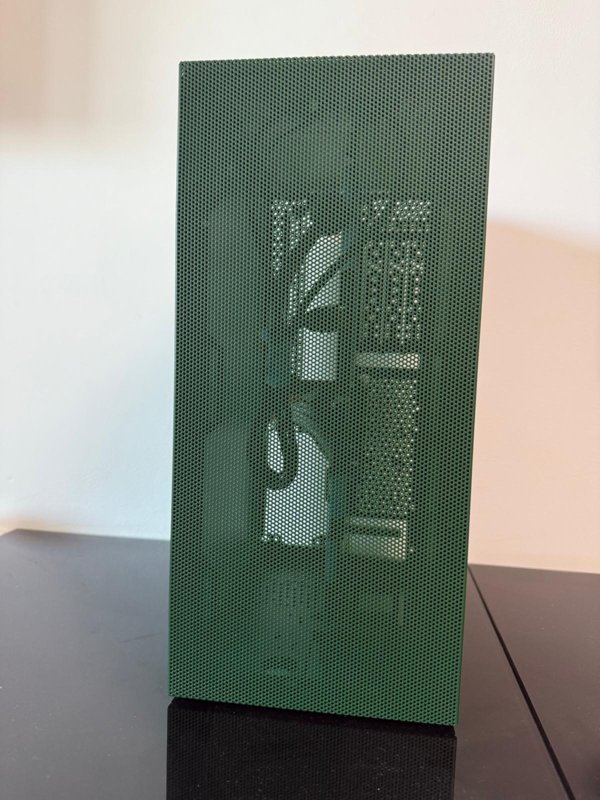 Carcasa PC ssupd Meshlicious Full Mesh PCIE 4.0 Edition Mini-ITX - verde - Image 3