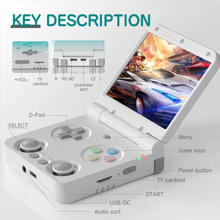 Consola Gaming Retro Miyoo Flip V2 Handheld - Image 6