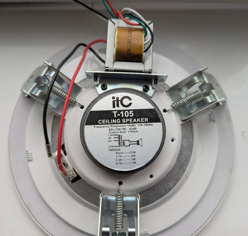 Boxa incastrabila ITC T-105, 5 inch, 102 dB de tavan - Image 2