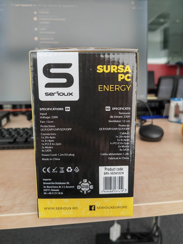 Sursa Serioux,550W - Image 3