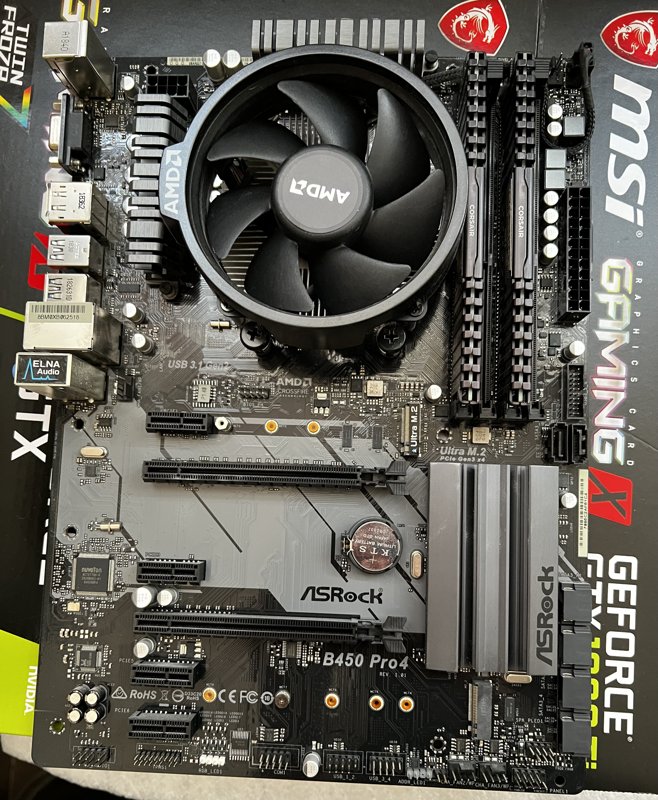 Kit PC Ryzen5 2600 + GTX 1660Ti + AsRockB450 + 16Gb ddr4 + 620W - Image 2