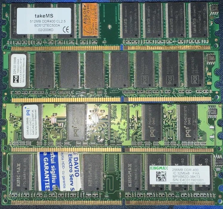 Lot memorii RAM DDR1 DDR2 & laptop
