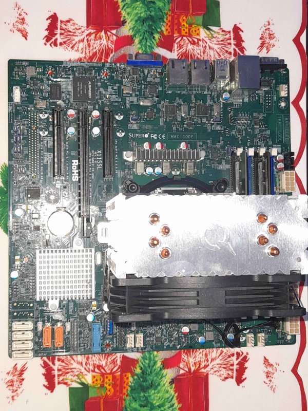 Kit Xeon E3-1230 v5 + Supermicro X11SSL-F + 16GB DDR4 + Cooler - Image 1