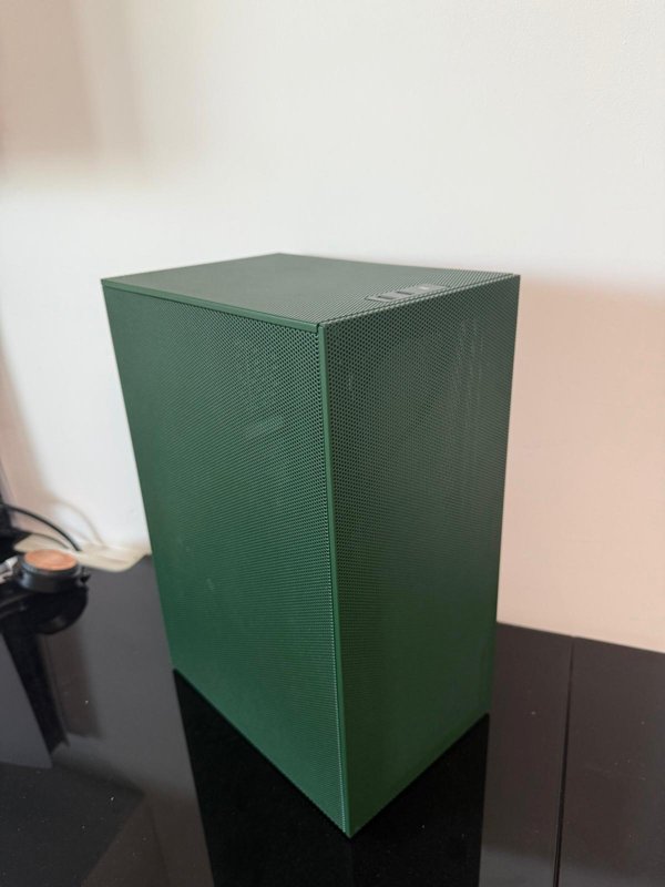 Carcasa PC ssupd Meshlicious Full Mesh PCIE 4.0 Edition Mini-ITX - verde