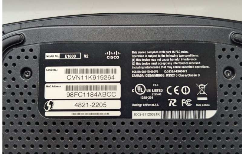 Router Cisco Linksys E1000 v2 WIFI - Image 2