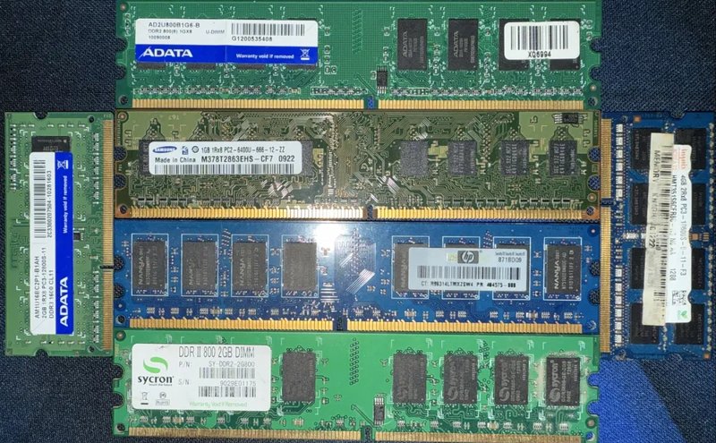 Lot memorii RAM DDR1 DDR2 & laptop - Thumbnail 3