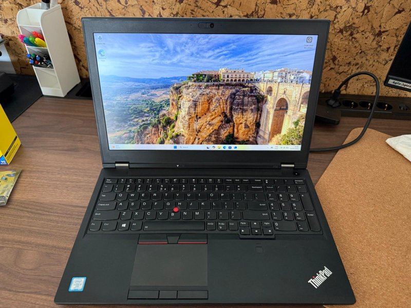 Lenovo P52, intel i7,32GB RAM, 1TB NVME, Nvidia P1000