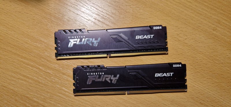 Kingston FURY Beast 32GB (2x16GB) DDR4 3200MHz CL16 - Image 1