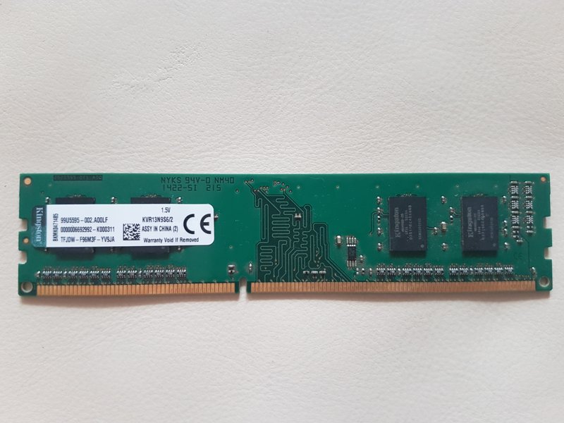 Kingston Memorie RAM 2GB DDR3 1333MHz PC3-10600, 99U5595-002.A00LF