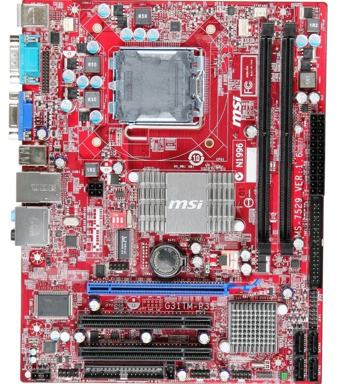 Placa de baza MSI G31TM-P35 + Shield