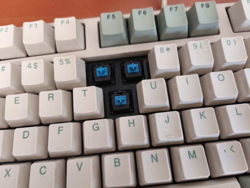 Tastatura gaming Ducky One 3 Matcha TKL Chery Blue - Image 4
