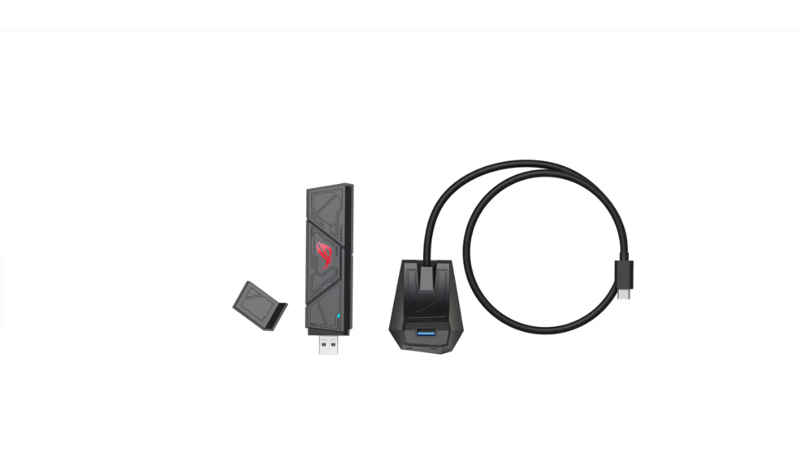 Adaptor wireless ASUS ROG USB-BE92, BE6500, Tri-Band, 4096-QAM, MLO, WPA3, USB 3.0