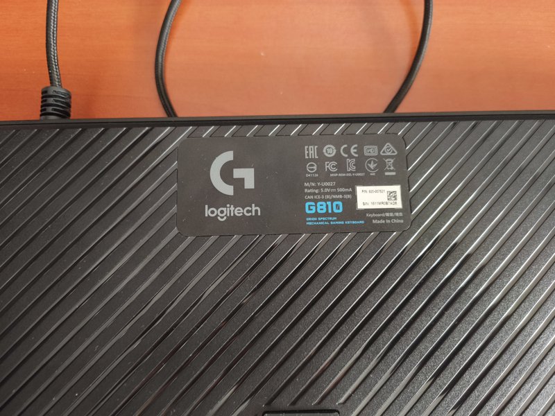 Tastatura gaming Logitech G810 Orion Spectrum RGB - Image 5