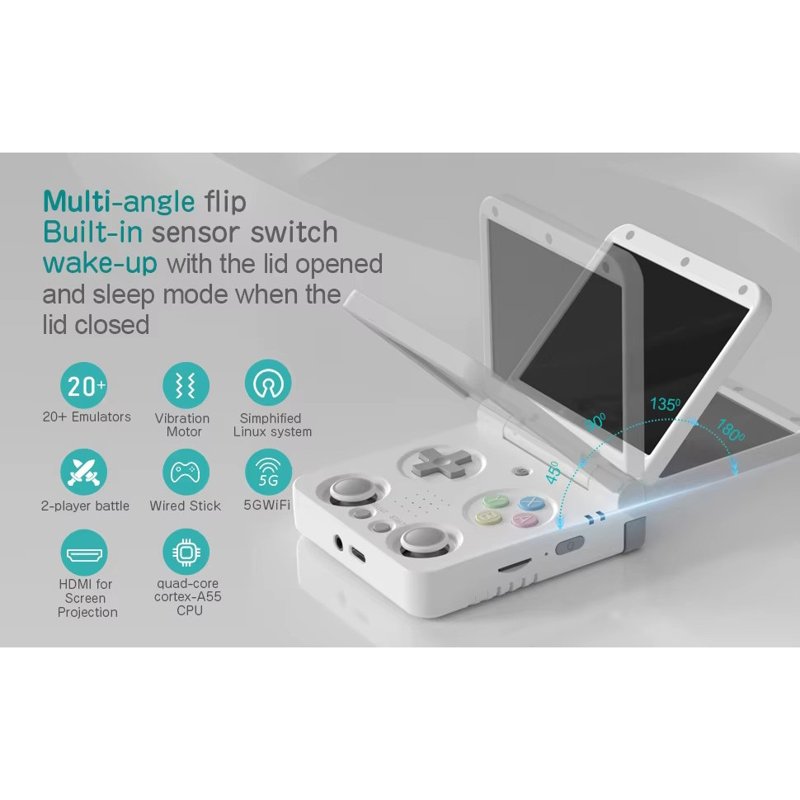 Consola Gaming Retro Miyoo Flip V2 Handheld - Image 5