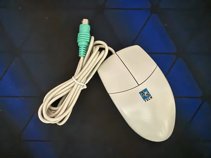 Mouse bila A4Tech OK-720 2 butoane PS/2 - Retro / Vintage - Image 2