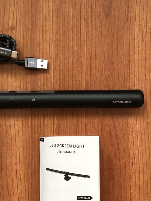 Lampa LED Quntis pentru monitor - 40cm, control tactic reglabil - Thumbnail 4