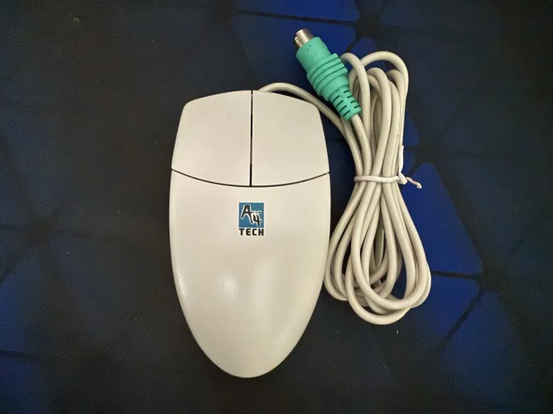 Mouse bila A4Tech OK-720 2 butoane PS/2 - Retro / Vintage